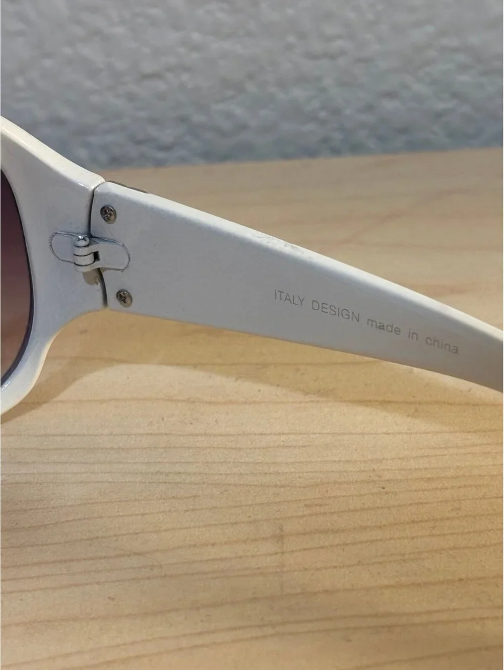 Ed Hardy White Sunglasses